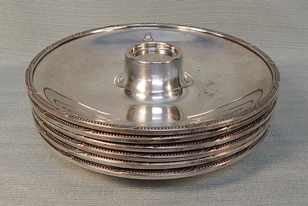Vintage Hotel Washington Reed & Barton Caviar Trays - Lot of 6