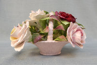 Royal Adderley Bone China Floral Basket