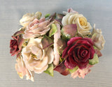 Royal Adderley Bone China Floral Basket