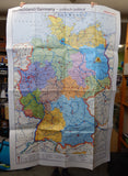 Large 1991 Map of Germany