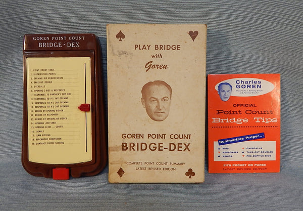 Vintage Goren Point Count Bridge-Dex