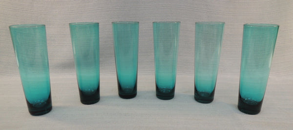MCM Aqua Drinking Glasses - Set of 6
