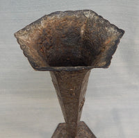 Barbour Repoussé Silver Plate Trumpet Vase