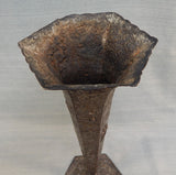 Barbour Repoussé Silver Plate Trumpet Vase