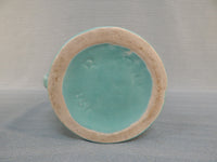 Vintage Turquoise Two-Handled 11" Vase