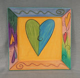 Hand-Painted Heart Platter