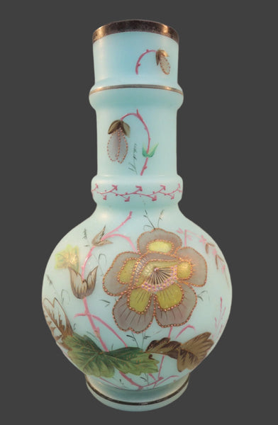 Victorian Satin Glass Vase