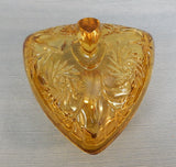 Vintage Hazel Atlas Amber Candy Dish