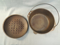 Vintage 8 Quart Cast Iron Cooking Pot