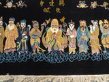 Eight Immortals Hand-Woven Wool Rug
