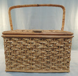 Wine Lovers Wicker Picnic Basket