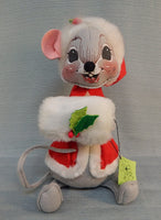 1966 Annalee 12" Christmas Mouse