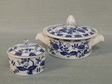 Vienna Woods Blue and White Fine China Bowls - Set of 2