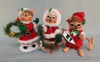 2009 Annalee Christmas Mice - Set of 3