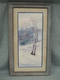 Pair of Antonio Rivera Original Watercolors
