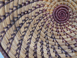 Coil Woven Rattan Basket