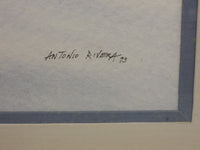 Pair of Antonio Rivera Original Watercolors