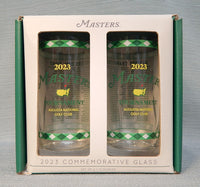 2023 Augusta National Masters Golf Tournament Glasses - Set of 2 - Brand New!
