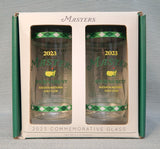 2023 Augusta National Masters Golf Tournament Glasses - Set of 2 - Brand New!