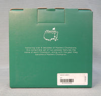2023 Augusta National Masters Golf Tournament Glasses - Set of 2 - Brand New!