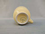 Yellow Fiesta Ring Cup and Saucer Set - Lot of 2