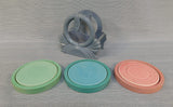 Fiesta Periwinkle Blue Coaster Set containing 3 Coasters