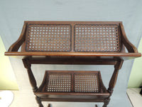 Wood and Cane Book Stand