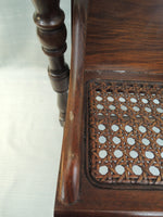 Wood and Cane Book Stand