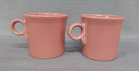 Peony Pink Fiesta 10.25 oz. Ring Mugs - Set of 2