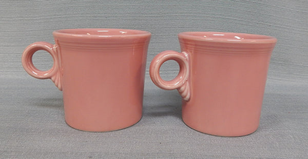 Peony Pink Fiesta 10.25 oz. Ring Mugs - Set of 2