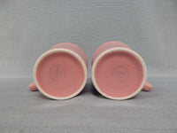 Peony Pink Fiesta 10.25 oz. Ring Mugs - Set of 2