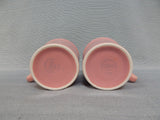 Peony Pink Fiesta 10.25 oz. Ring Mugs - Set of 2