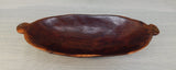 Large Carved Wood Serving Bowl