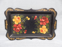 Vintage Lucky Star Toleware Tray