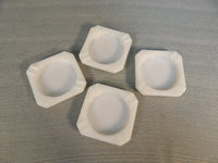 Vintage Milk Glass Ashtray Boxed Set