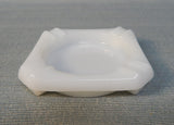 Vintage Milk Glass Ashtray Boxed Set