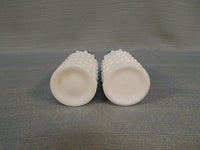 Fenton Hobnail Milk Glass Salt & Pepper Shakers