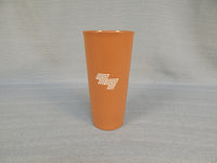 Tupperware Container with Lid and 3 16 oz. Tumblers and 1 oz. Scoop - LIke New!