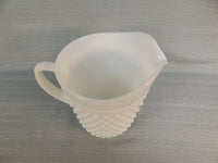 Anchor Hocking Hobnail Milk Glass 8" Pitcher