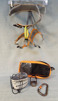 Edelrid Creed Climbing Harness Size XXS w/Chalk Bag, Belay, Case