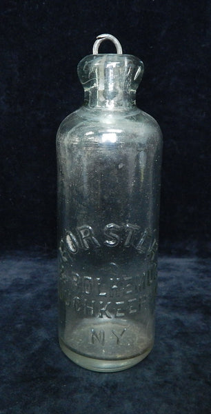 Vintage Forster & Polhemus Hutchinson Pop Bottle with Stopper