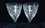 Ralph Lauren Silk Ribbon 8.5 oz. Wine Glasses - Set of 2 - Brand New!