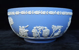 1955 Blue Jasperware Wedgwood 8" Sacrifice Scene Bowl