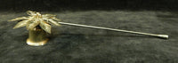 Poinsettia Silver Plate Candle Snuffer