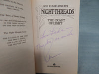 Fantasy Trade Paperbacks by Female Authors, Autographed - Lot of 7