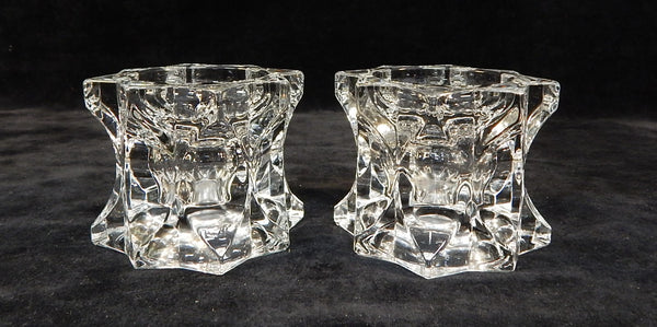 Pair of Mikasa Sparkling Star Votive/Candleholders