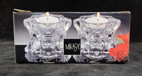 Pair of Mikasa Sparkling Star Votive/Candleholders