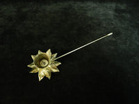 Poinsettia Silver Plate Candle Snuffer