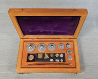 Set of Vintage Pharmacist's Weights by August Sauter