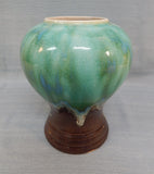 Vintage Drip Glazed Vase